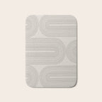 Minimalist, Line Art Modern Bath Mat Gallery Image 1