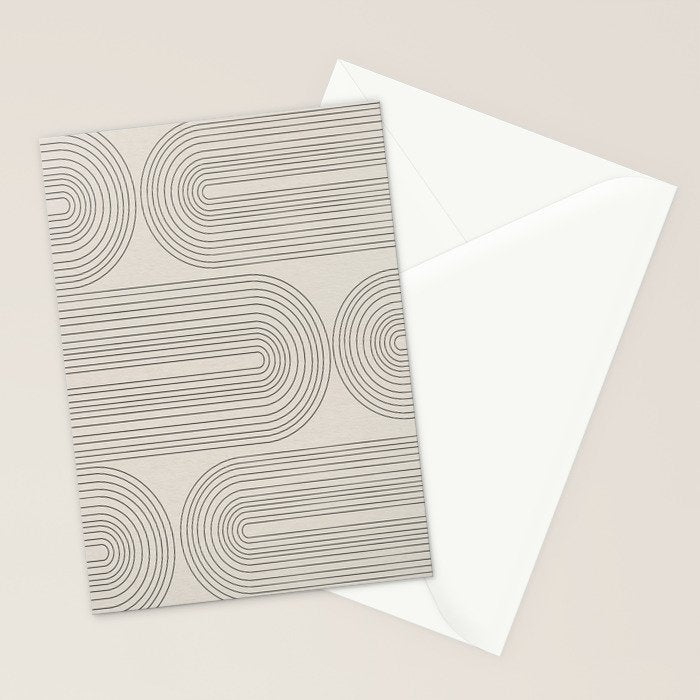 Minimalist, Line Art Modern Stationery Card Gallery Image 2