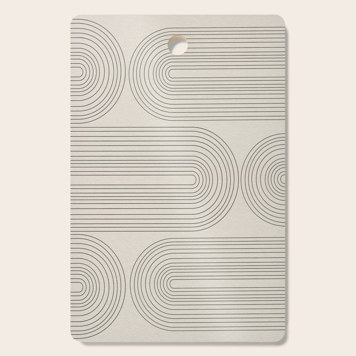 Minimalist, Line Art Modern Cutting Board Gallery Image 1
