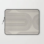 Minimalist, Line Art Modern Laptop Sleeve Gallery Image 1