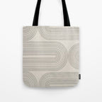 Minimalist, Line Art Modern Tote Bag Gallery Image 1
