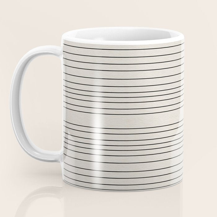 Minimalist, Line Art Modern Coffee Mug Gallery Image 3