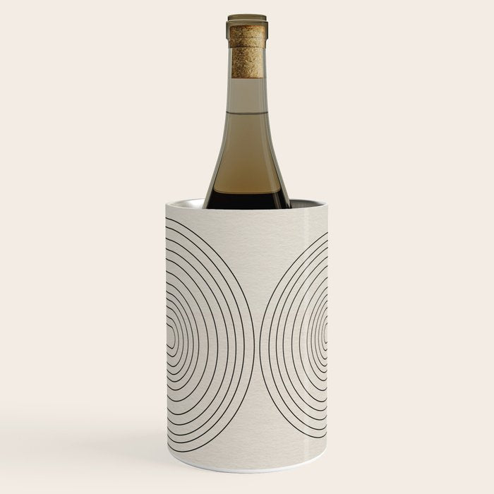 Minimalist, Line Art Modern Wine Chiller Gallery Image 3