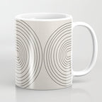 Minimalist, Line Art Modern Coffee Mug Gallery Image 1