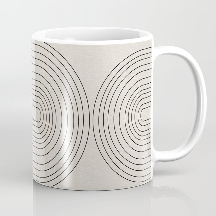 Minimalist, Line Art Modern Coffee Mug Gallery Image 1