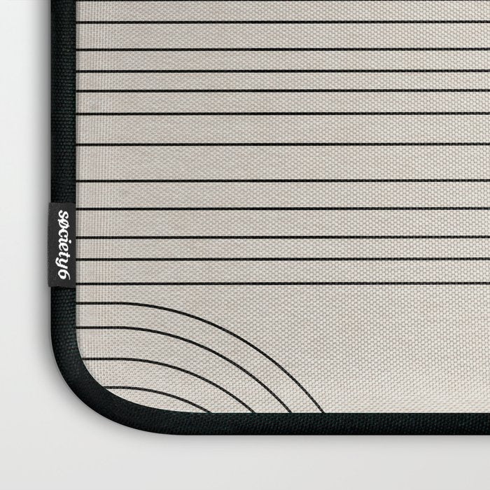 Minimalist, Line Art Modern Laptop Sleeve Gallery Image 3