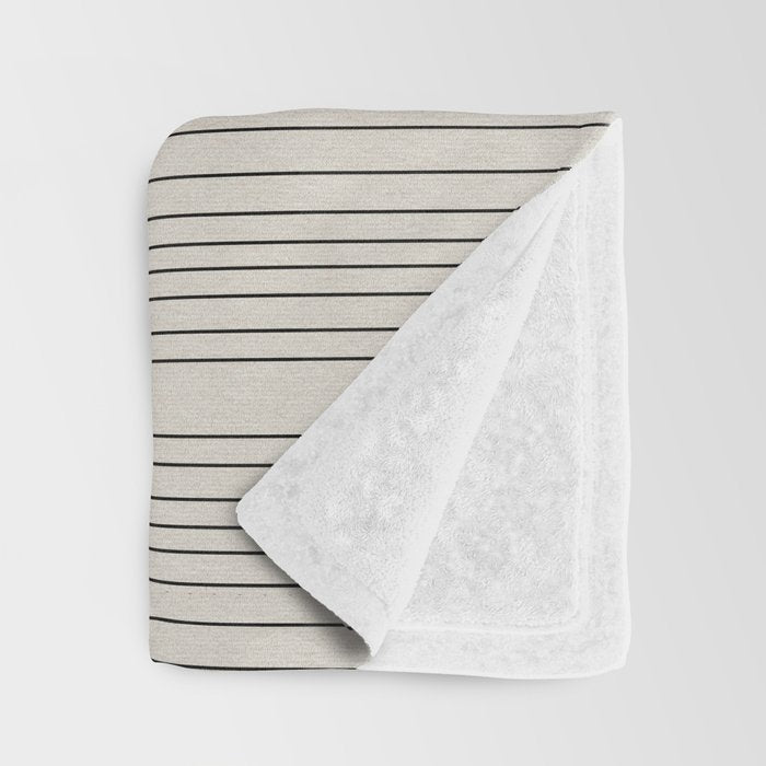 Minimalist, Line Art Modern Throw Blanket Gallery Image 3