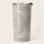 Minimalist, Line Art Modern Travel Mug Gallery Image 2