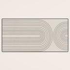 Minimalist, Line Art Modern Desk Mat Gallery Image 3