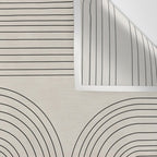 Minimalist, Line Art Modern Wall Tapestry Gallery Image 3