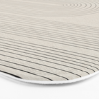 Minimalist, Line Art Modern Bath Mat Gallery Image 3