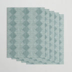 mudcloth diamonds - dusty blue Wrapping Paper Gallery Image 3