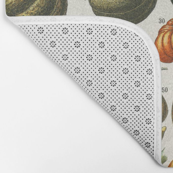 Vintage Scientific Illustration Fruits Botanical Floral Lithograph Encyclopaedia Diagrams  Bath Mat Gallery Image 2