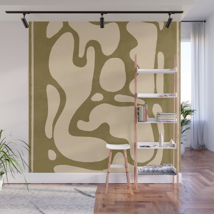 Modern Abstract Minimal Shapes 138 Wall Mural Gallery Image 1