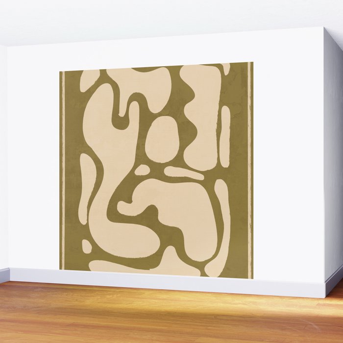 Modern Abstract Minimal Shapes 138 Wall Mural Gallery Image 2