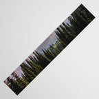 Mount Rainier Summer Adventure X - Pacific Northwest Mountain Landscape Table Runner Gallery Image 3