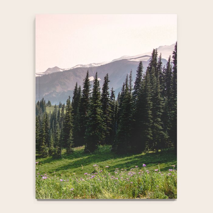 Mount Rainier Summer Adventure X - Pacific Northwest Mountain Landscape Notebook Gallery Image 4