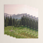 Mount Rainier Summer Adventure X - Pacific Northwest Mountain Landscape Wrapping Paper Gallery Image 3