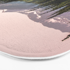 Mount Rainier Summer Adventure X - Pacific Northwest Mountain Landscape Bath Mat Gallery Image 3