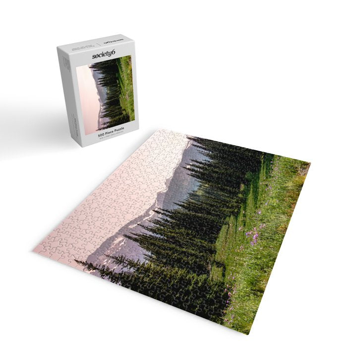 Mount Rainier Summer Adventure X - Pacific Northwest Mountain Landscape Jigsaw Puzzle Gallery Image 2