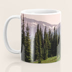 Mount Rainier Summer Adventure X - Pacific Northwest Mountain Landscape Coffee Mug Gallery Image 3