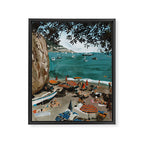 Amalfy coast Framed Canvas Print Gallery Image 6