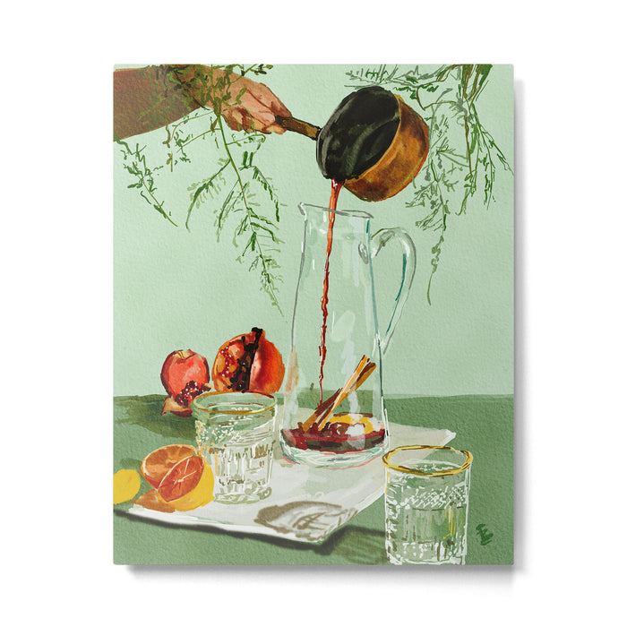 Ðulled wine kit Metal Print Gallery Image 1