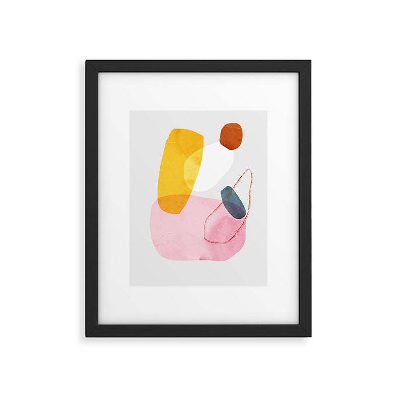 abstract dog Framed Art Print Gallery Image 5