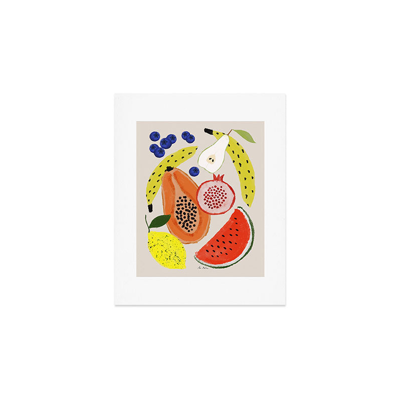 Acrylic Fruits  Art Print Gallery Image 1
