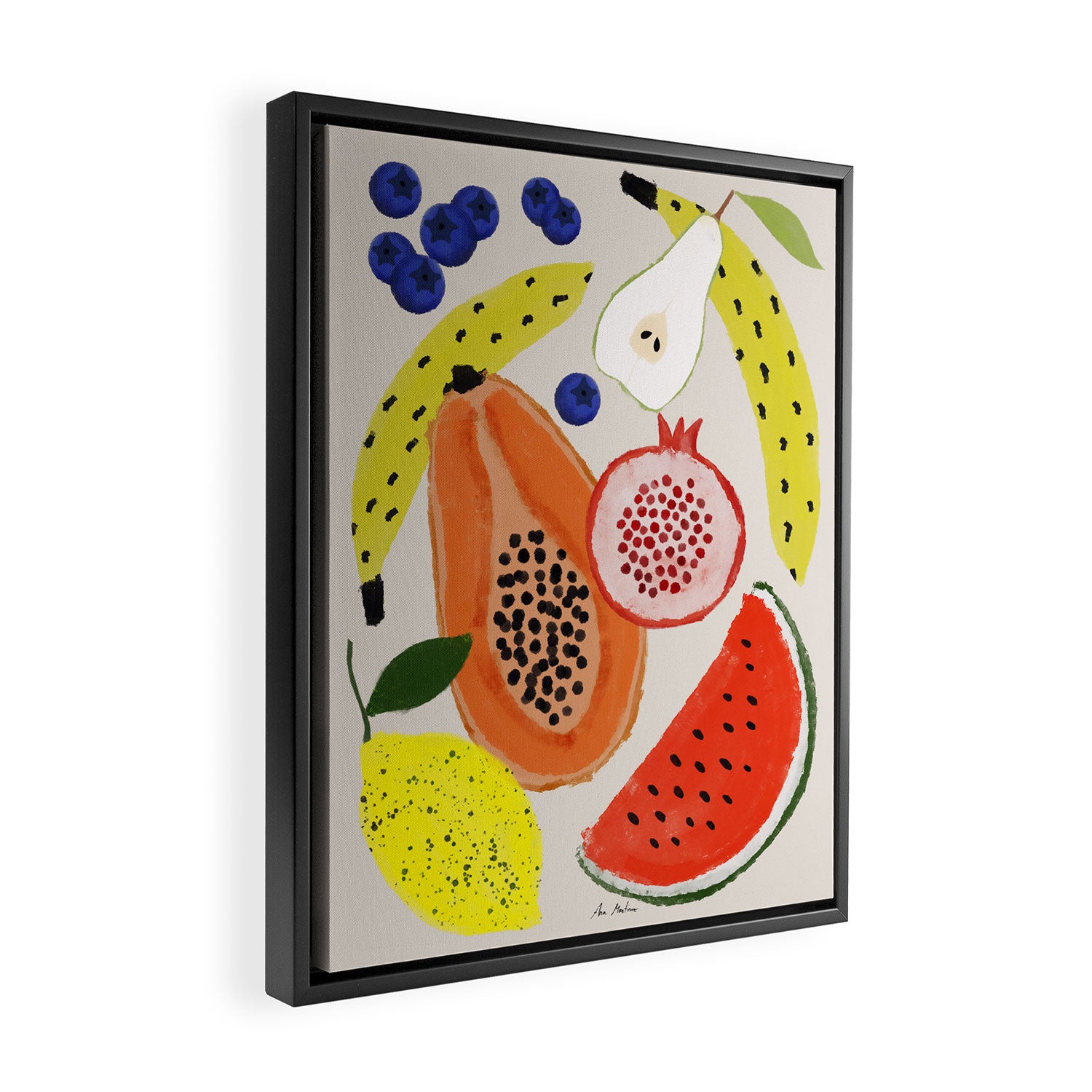 Acrylic Fruits  Framed Canvas Print Gallery Image 2