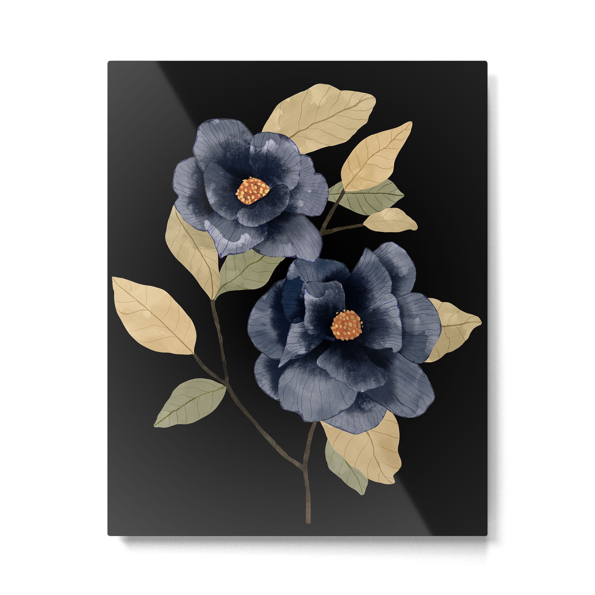 Back roses Metal Print Gallery Image 4