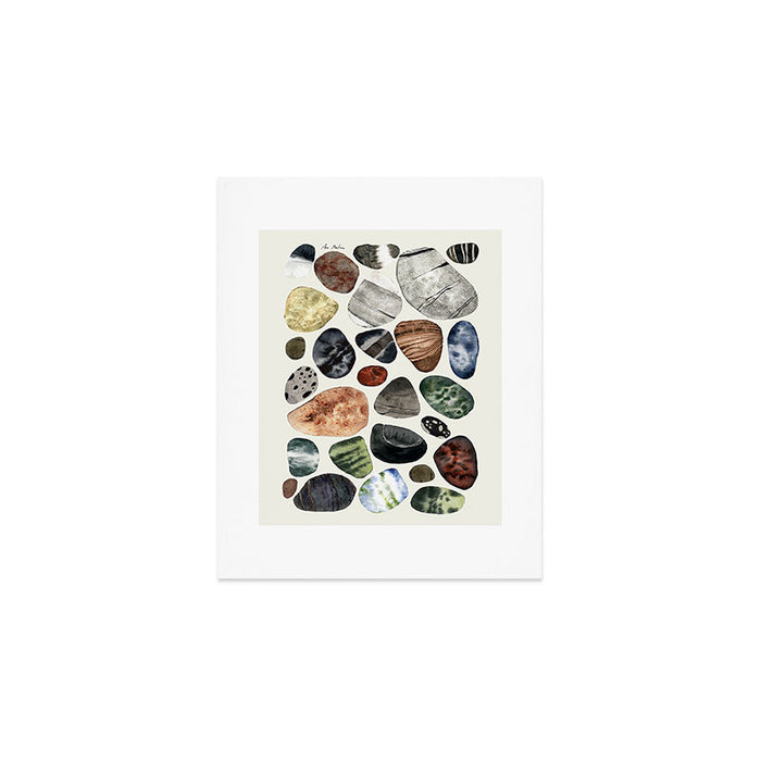  beach pebbles Art Print Gallery Image 1