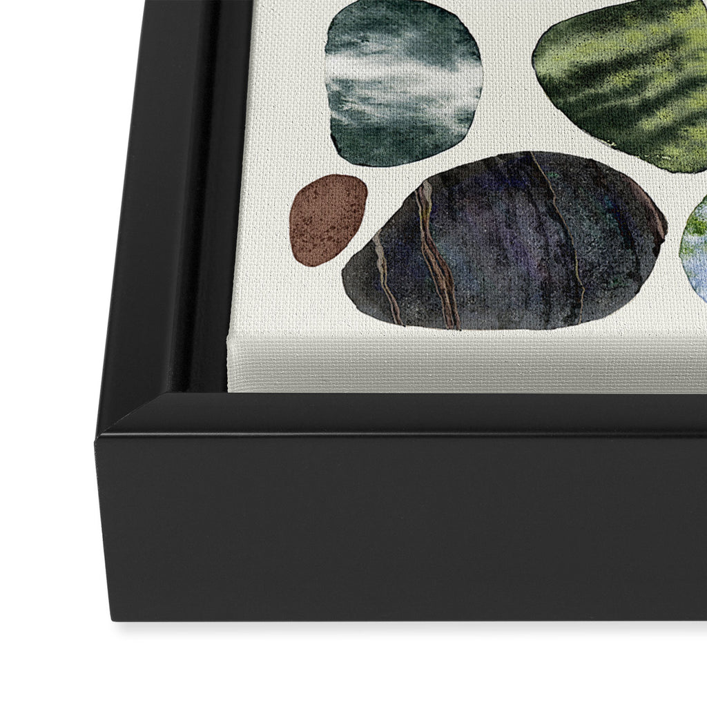 beach pebbles Framed Canvas Print Gallery Image 3