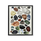  beach pebbles Framed Canvas Print Gallery Image 6