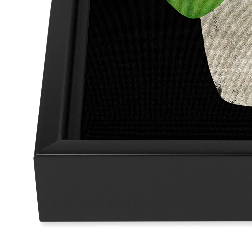 Black Pliea Peperonioides interior plant Framed Canvas Print Gallery Image 3
