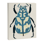 Blue beetle insect Canvas Print Gallery Image 6