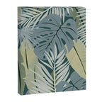 Blue tropical leaves Canvas Print Gallery Image 8