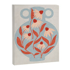 Blue Vase of Daisies Collection Canvas Print Gallery Image 6