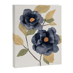 Blue watercolor roses Canvas Print Gallery Image 6