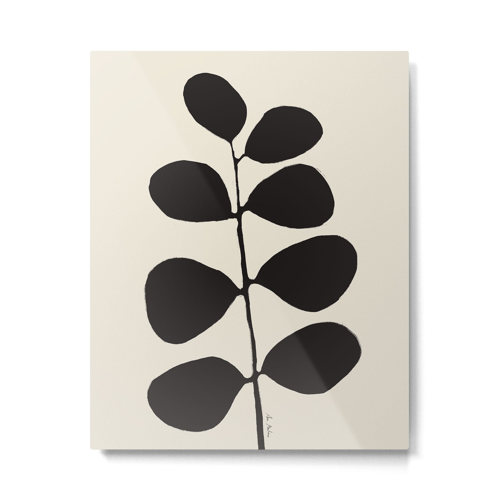 Branch silhouette Metal Print Gallery Image 4