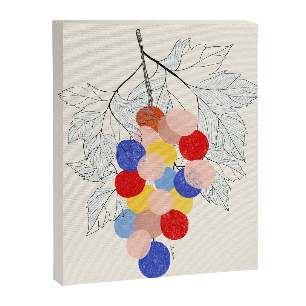 Bunch of grapes Fruit Canvas Print Gallery Image 6