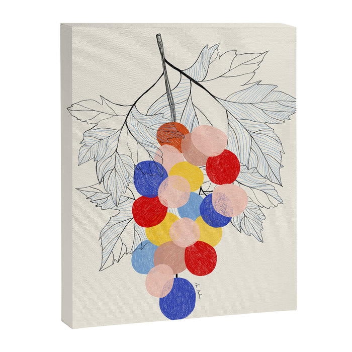 Bunch of grapes Fruit Canvas Print Gallery Image 1
