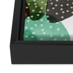 Cactus watercolor Framed Canvas Print Gallery Image 3