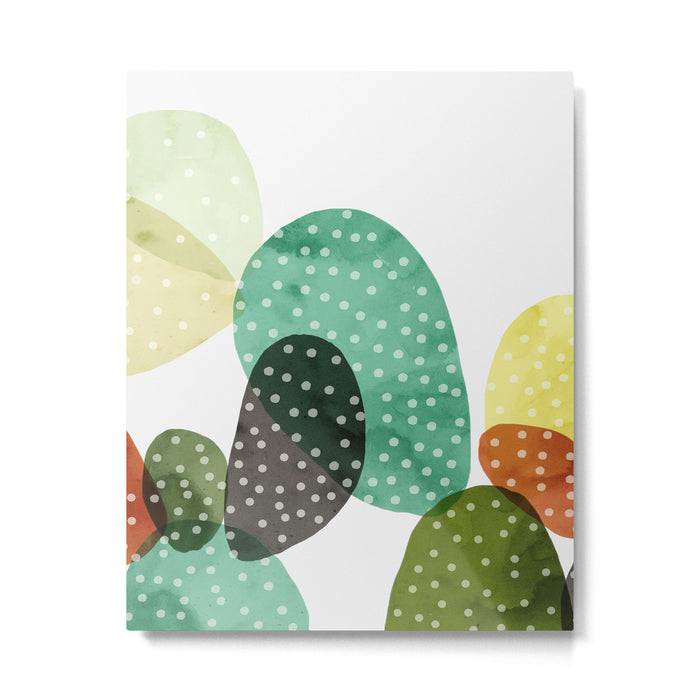 Cactus watercolor Metal Print Gallery Image 1