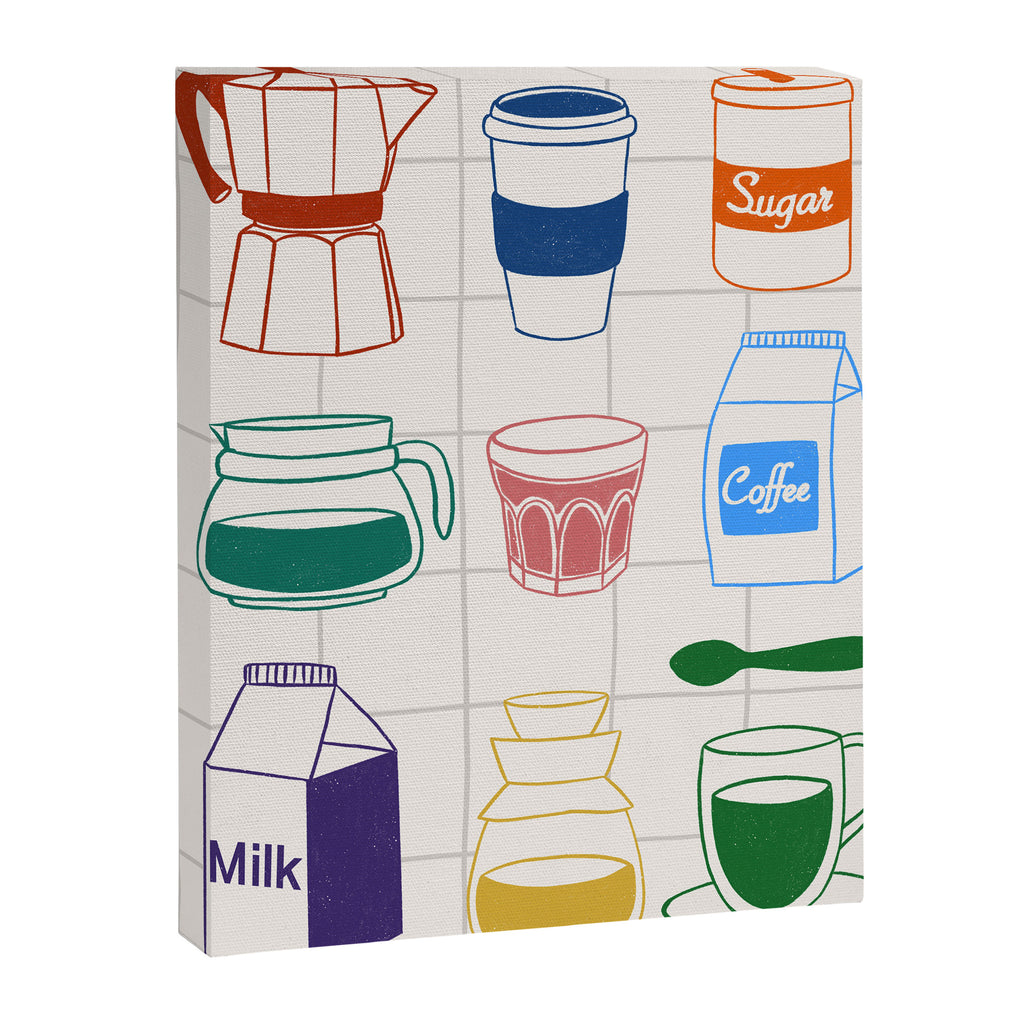 Cafe time Canvas Print Gallery Image 6