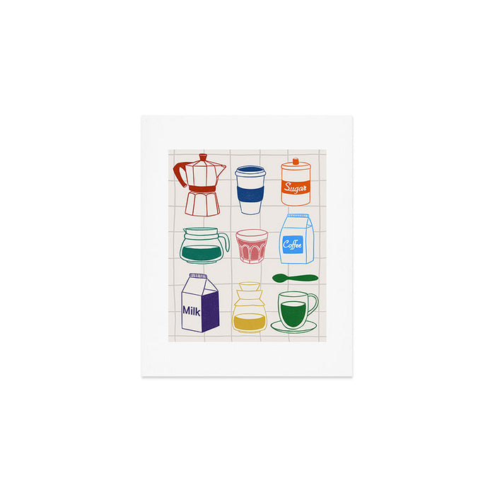 Cafe time Art Print Gallery Image 1