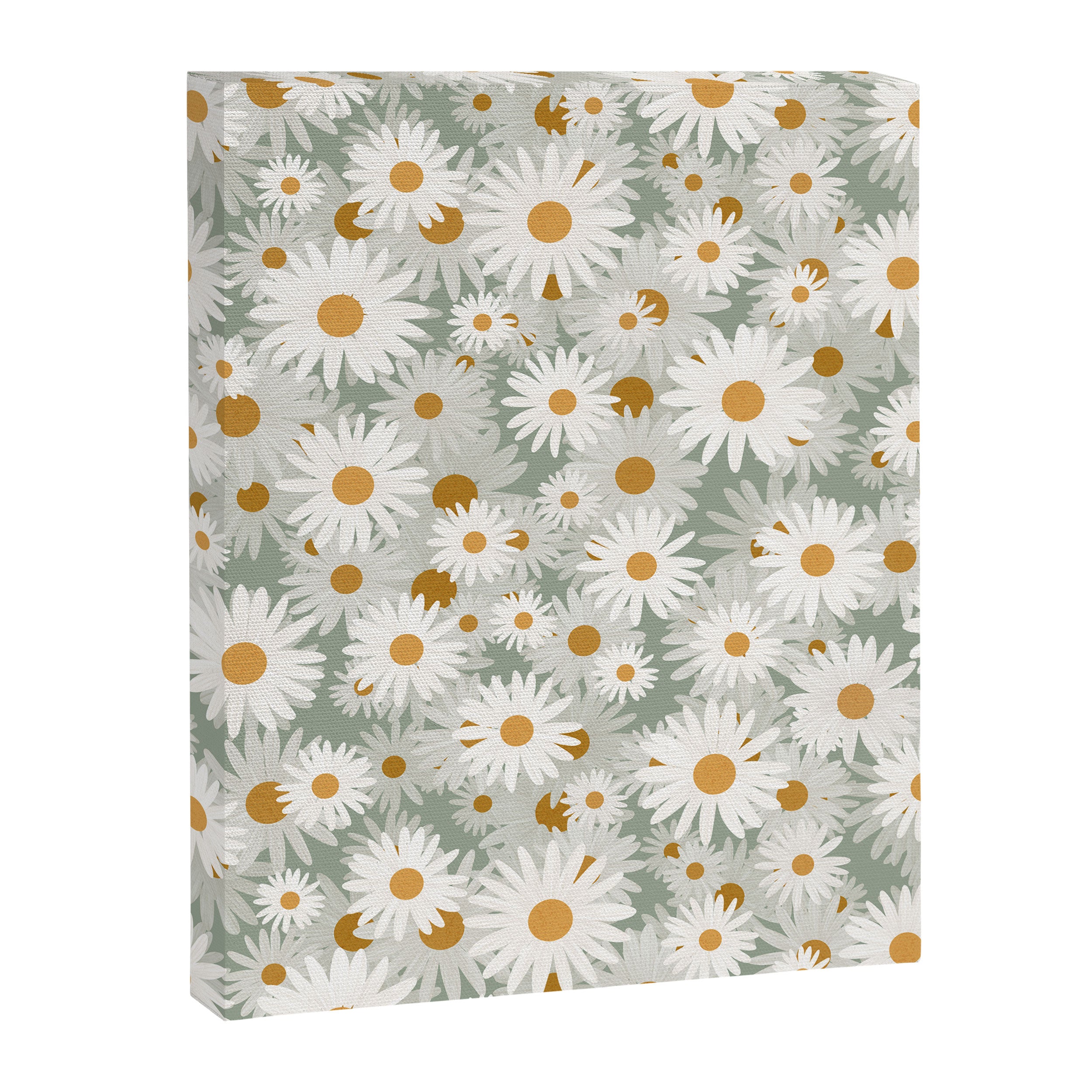 Chamomile pattern Canvas Print Gallery Image 8