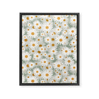 Chamomile pattern Framed Canvas Print Gallery Image 8