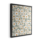 Chamomile pattern Framed Canvas Print Gallery Image 2