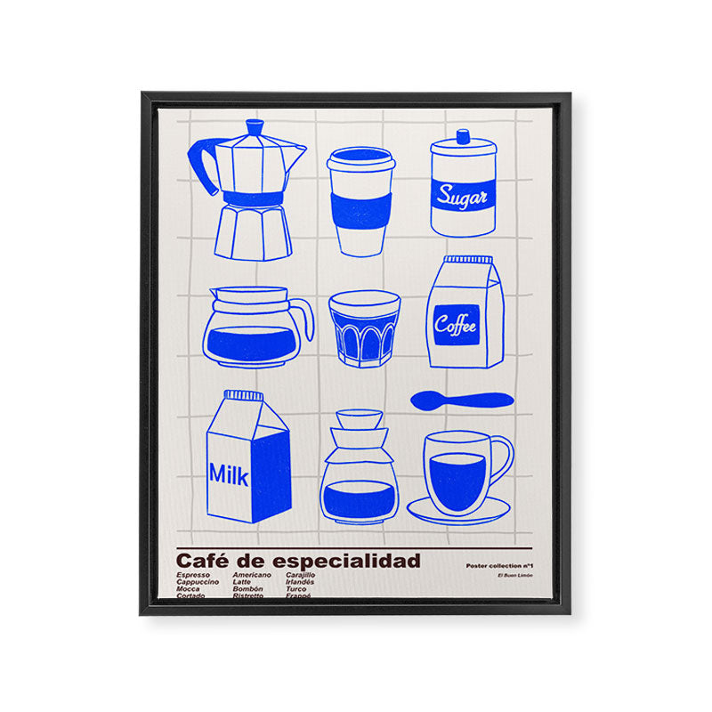 Coffee time Framed Canvas Print Gallery Image 6